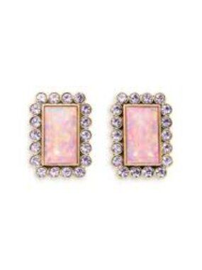NEW KURT GEIGER LONDON
Vintage Rectangle Gem Button Earrings